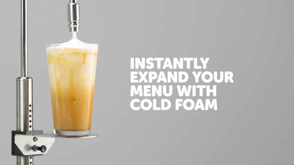 Latte Art Factory Bar Pro - Commercial Milk Frother Machine - Cold Foam - Coffee Shop Menu